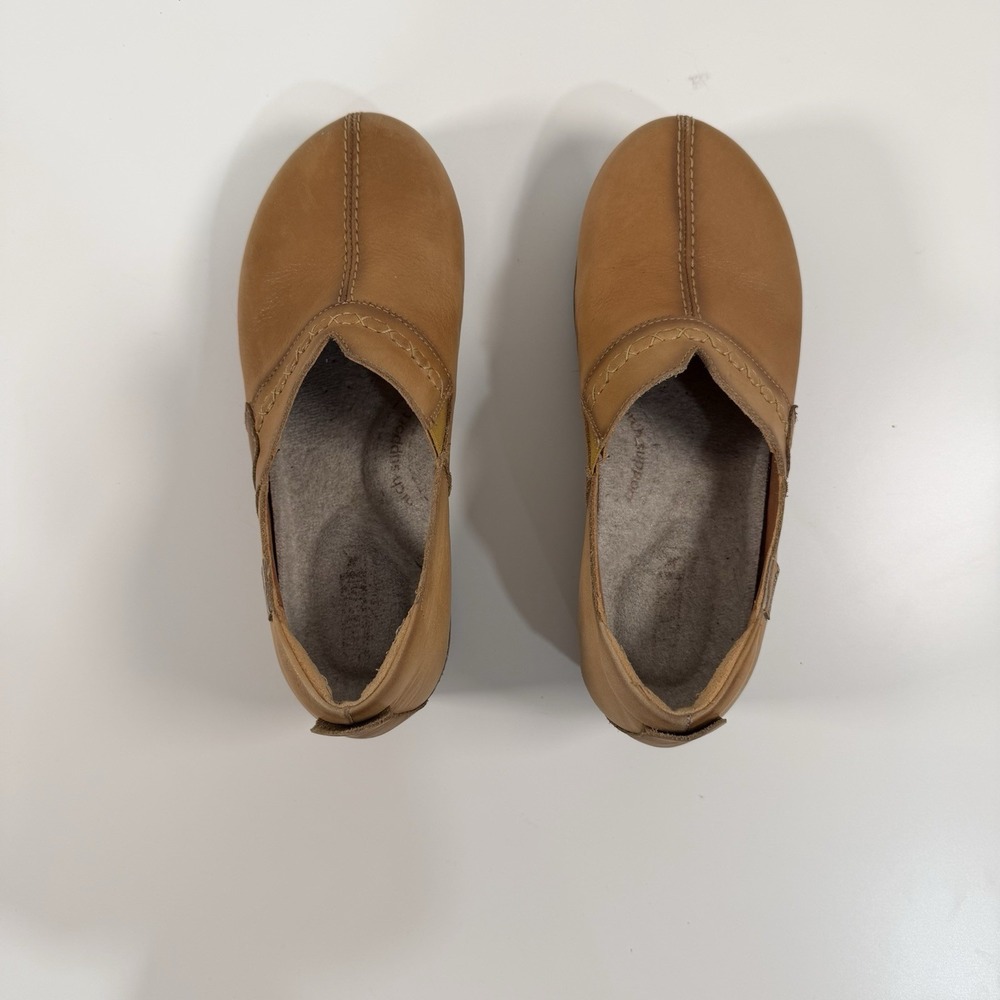 Women's Pikolinos Granada Tan Camel Leather Clog Shoes Women's Size EU38 US7.5/8 - Picture 6 of 11